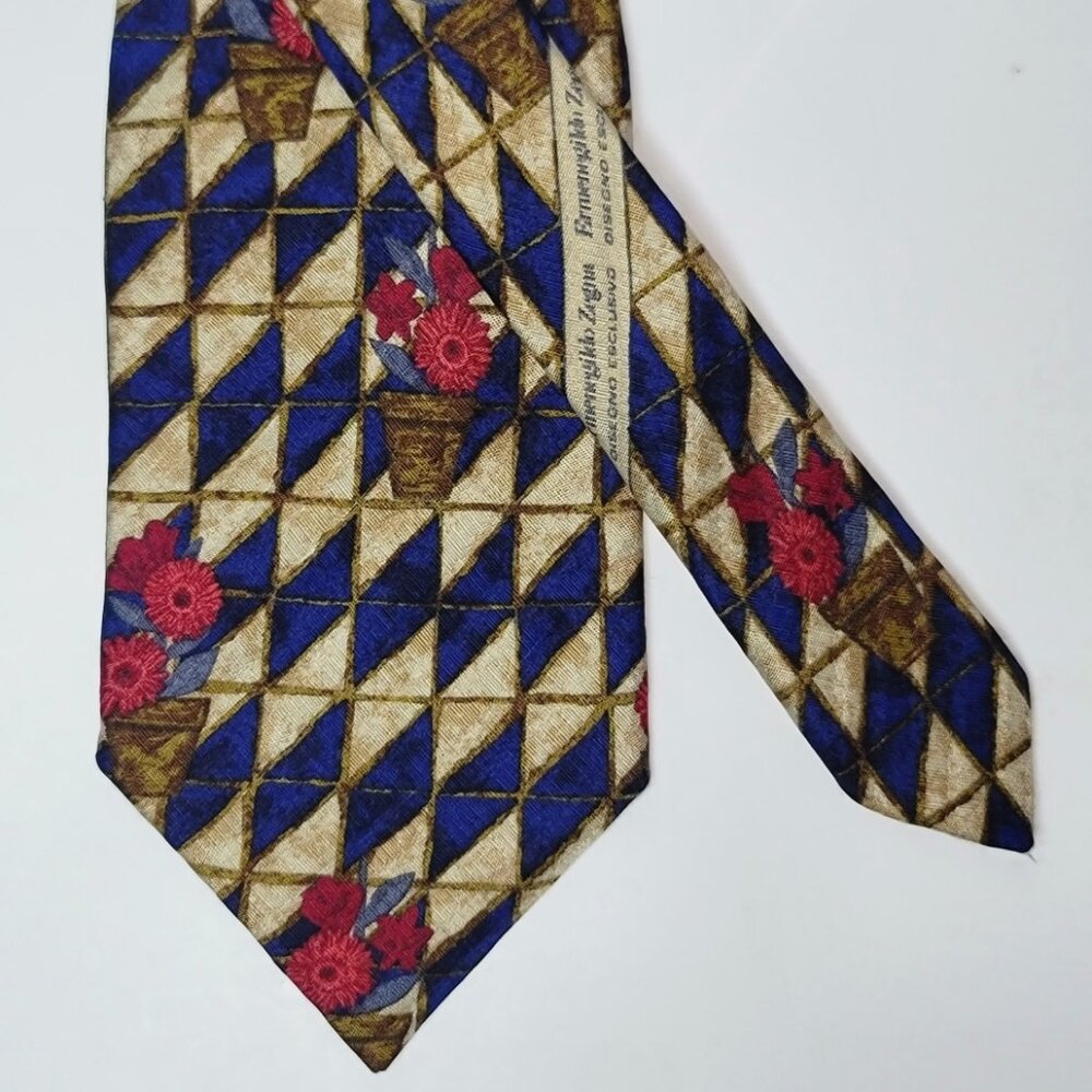 Ermenegildo Zegna Ties Flower Pot